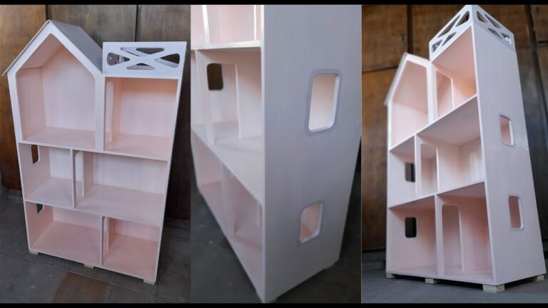 Aprende a construir una casa de madera para tu muñeca Barbie en casa