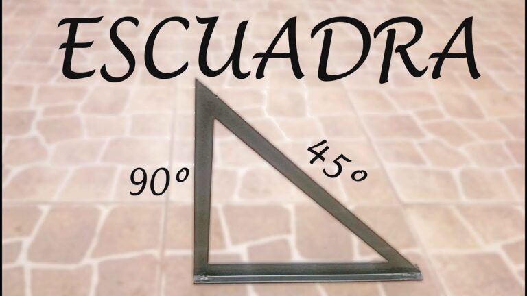 Aprende a hacer una escuadra de hierro en muy pocos pasos.