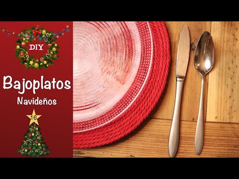 10 ideas creativas para tus bajoplatos navideños
