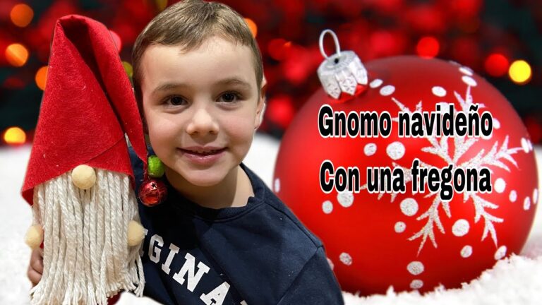 Transforma una fregona en un adorable gnomo de Navidad en 7 pasos