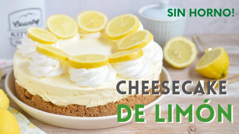 Delicioso cheesecake de limón: aprende aquí cómo hacerlo