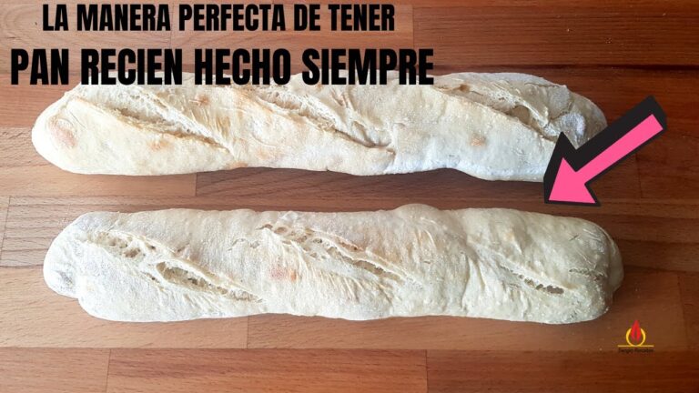¡Prepara pan recién horneado en minutos congelando la masa en tu horno!