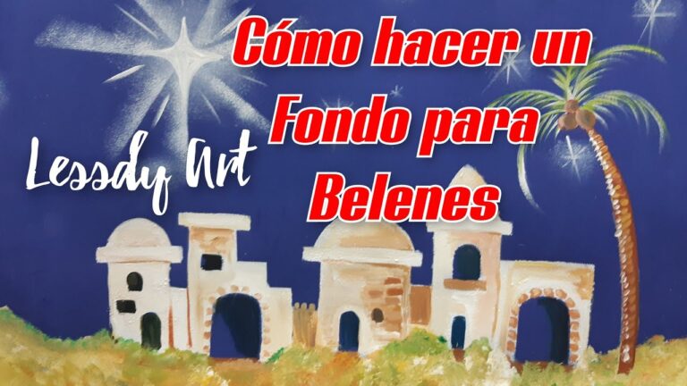 Aprende a crear impactantes fondos para belenes en casa