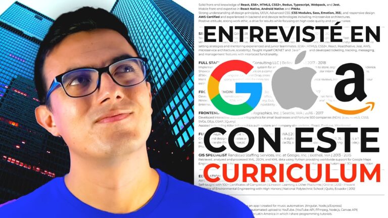 Aprende a destacar con un currículum perfecto para Amazon