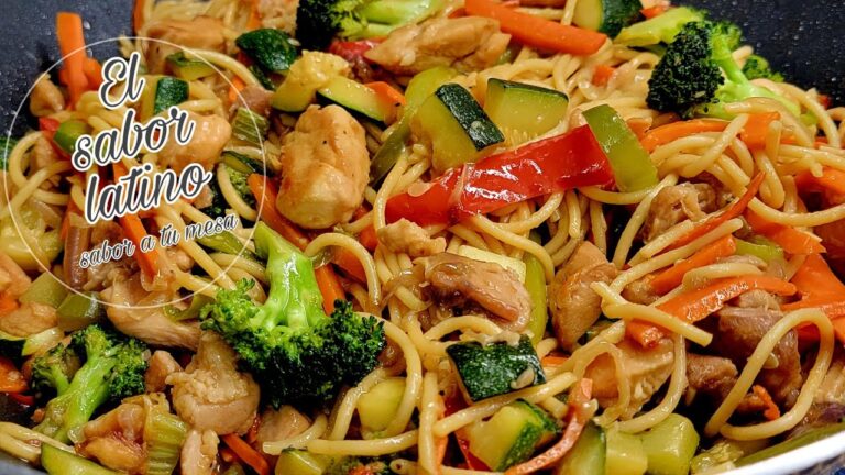 Aprende a cocinar pasta al estilo chino en casa en solo 5 pasos