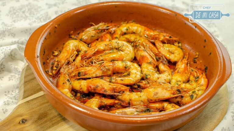 Deliciosos langostinos al horno sin pelar: ¡aprende cómo!