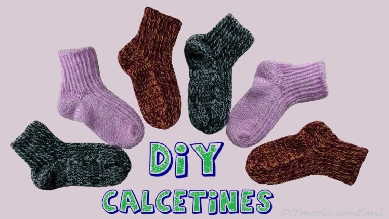 Aprende a tejer tus propios calcetines de lana en casa