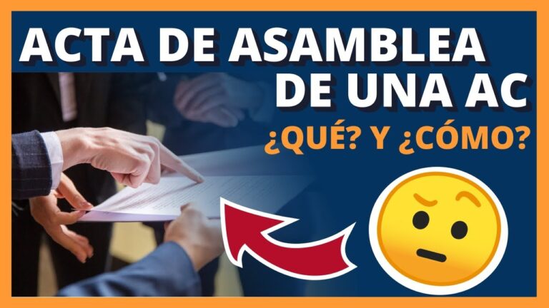 Aprende aqu&iacute; c&oacute;mo redactar un acta para tu asociaci&oacute;n