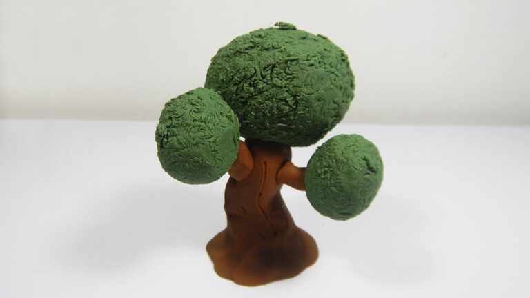Crea un impresionante &aacute;rbol de plastilina con este sencillo tutorial