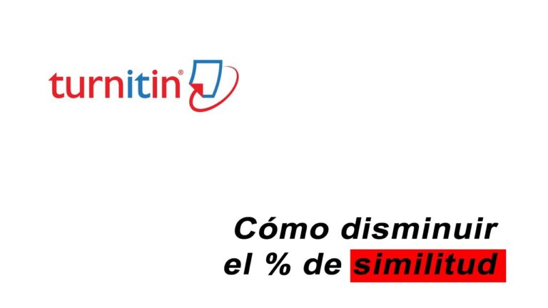 Aprende a evitar el plagio en Turnitin en 4 pasos