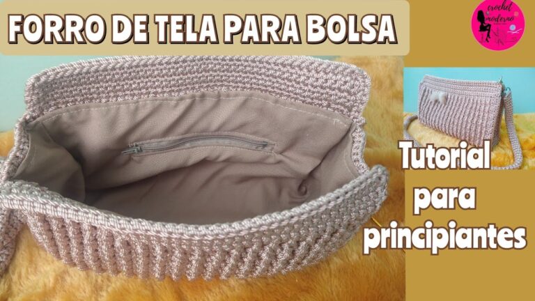 Aprende cómo hacer un forro para tu bolso en sencillos pasos