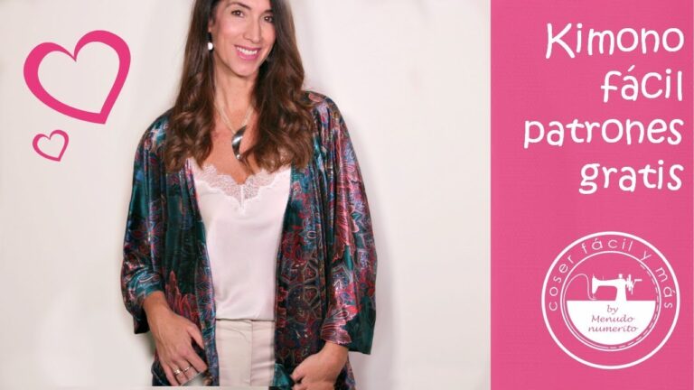 Aprende a crear un kimono corto en solo 7 pasos