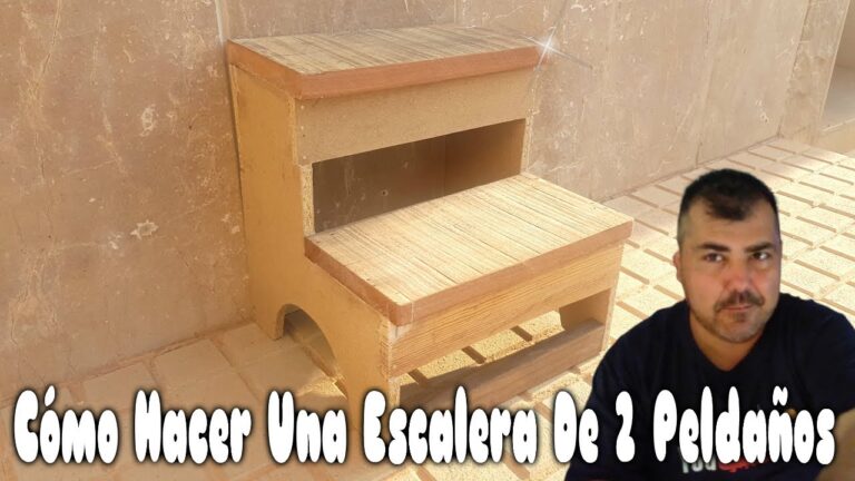 Aprende a crear una escalera de tres escalones fácilmente