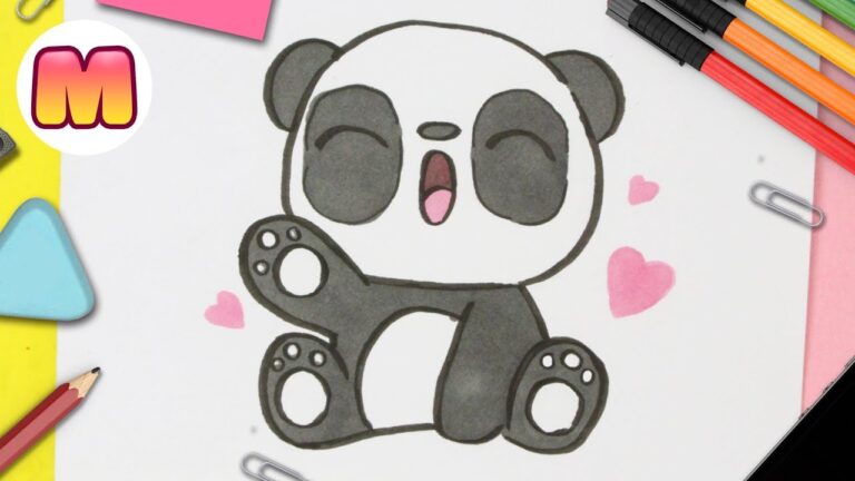 Descubre los secretos: Cómo se crea un adorable oso panda en 5 pasos
