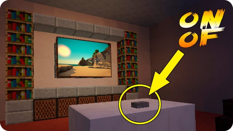 Descubre cómo construir una tele sin mods en Minecraft