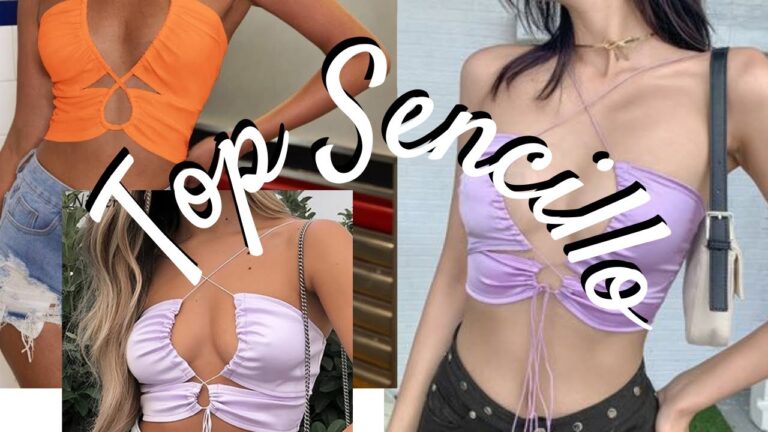 Crea un top fashion con un trozo de tela en 4 pasos