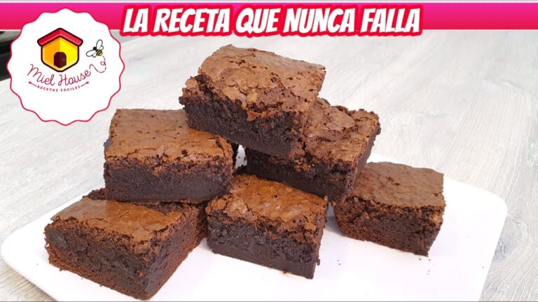 Aprende a hacer un fácil brownie casero en casa