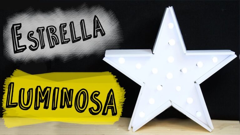 Crea tu propia estrella de Navidad luminosa en casa: ¡descubre cómo!