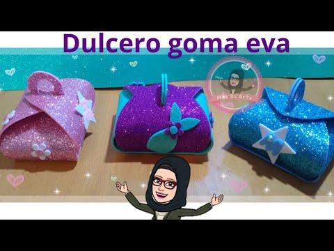 Crea tus propias cajas de goma eva para chuches en casa