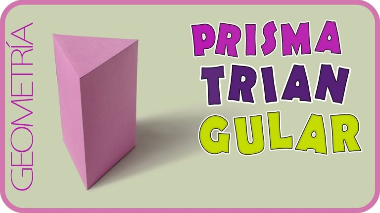 Crea tu propio prisma triangular en cartulina fácilmente