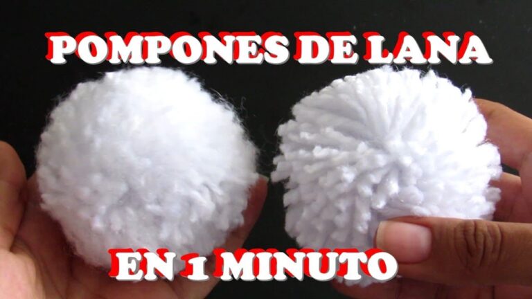 ¡Haz pompones de lana rápidamente con estos trucos!