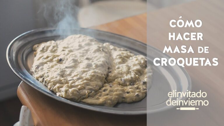 Descubre el secreto de la croqueta perfecta: cómo hacer masa en casa en tan solo minutos.