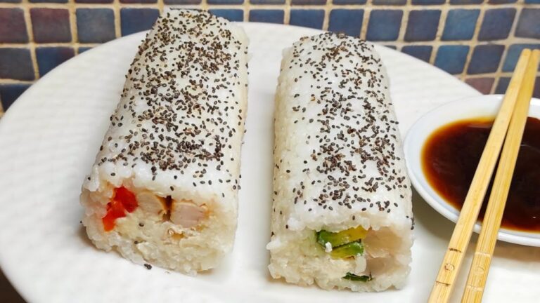 Prepara sushi sin alga: descubre cómo hacer rollos de sushi sin complicaciones