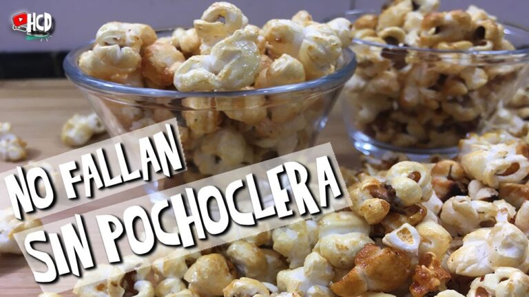 Prepara irresistibles pochoclos dulces ¡en tu olla!