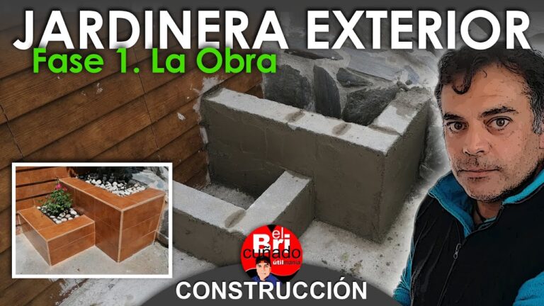 Jardinera de obra en el jardín: La guía de cómo hacerla