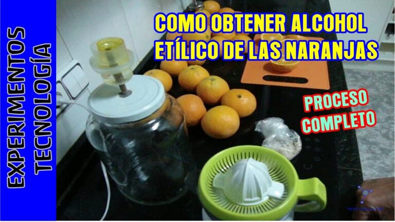 Cómo hacer alcohol etílico en casa: proceso fácil y seguro