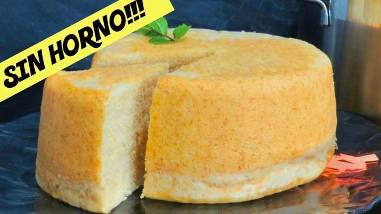 Saborea un delicioso bizcocho esponjoso sin horno: aprende cómo hacerlo