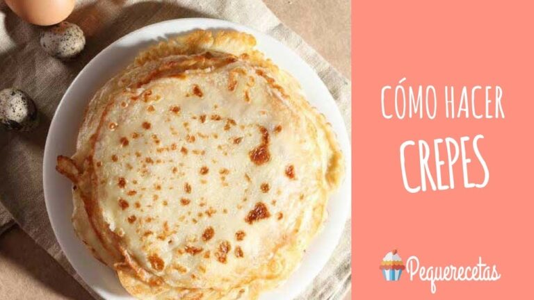Aprende a hacer deliciosos crepes con pequeñas recetas en casa.