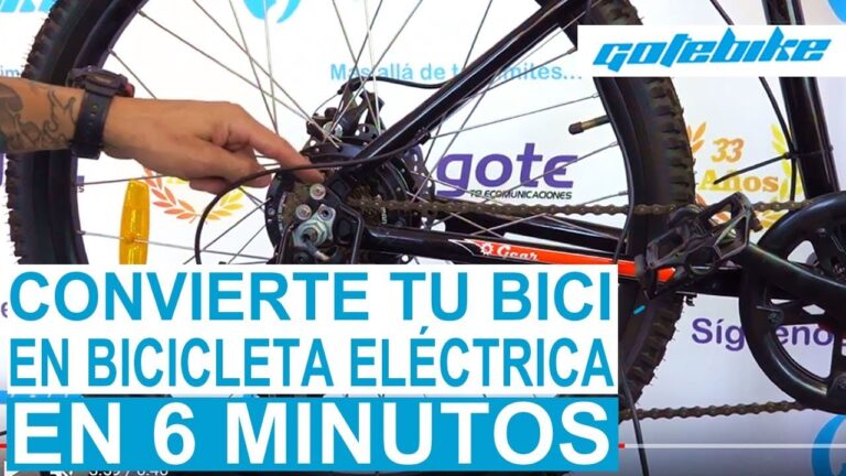 Transforma tu bicicleta en el&eacute;ctrica en solo 4 pasos