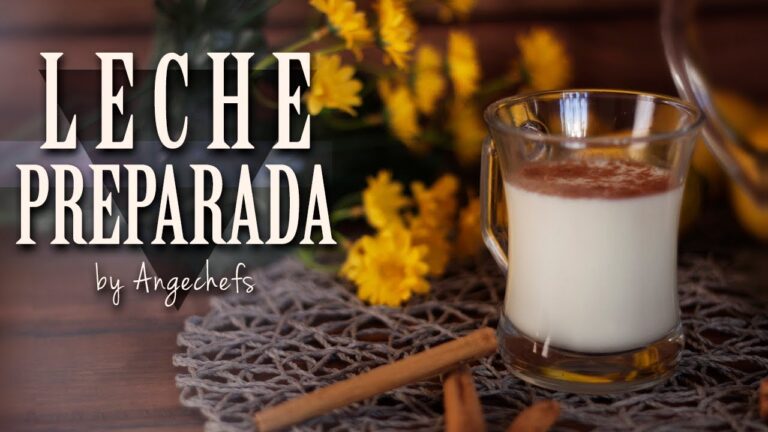 Aprende a preparar la deliciosa leche preparada en casa