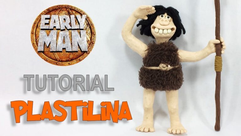 Crea tu propio cavernícola en plastilina: paso a paso