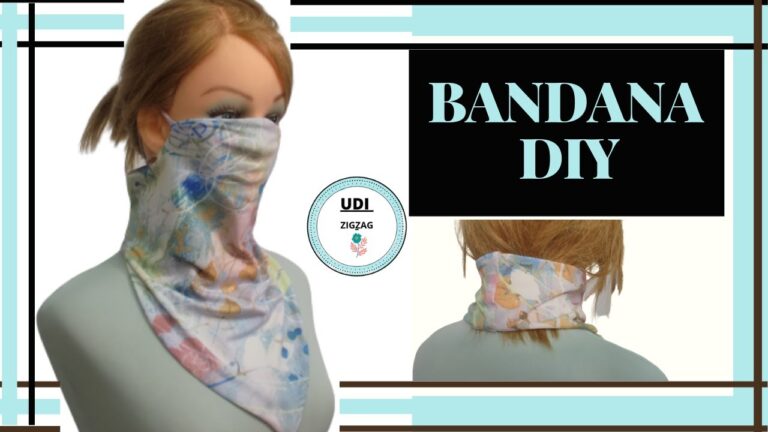 Estilo masculino: Crea una bandana para hombre en casa