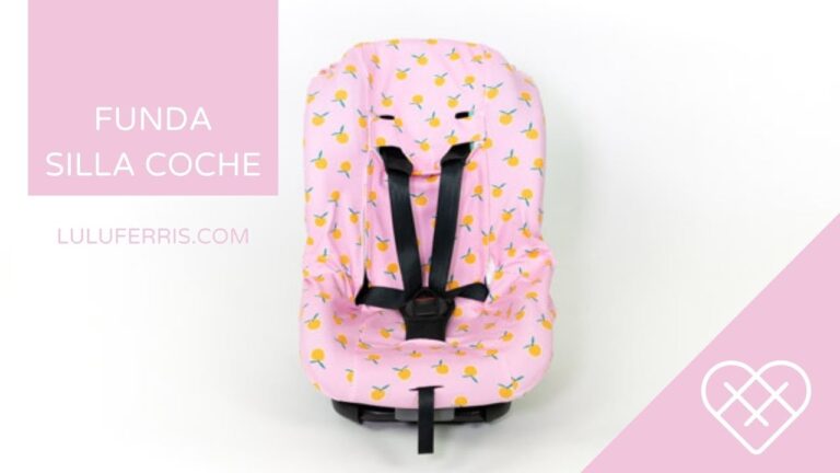 Aprende cómo hacer una funda para la silla del coche de tu bebé en casa