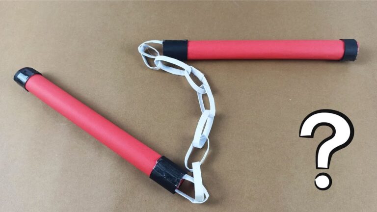 Domina el arte marcial con facilidad: cómo hacer nunchakus de papel