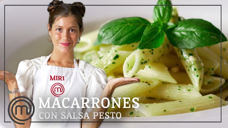 Deliciosos macarrones al pesto en solo 20 minutos: aprende cómo hacerlos