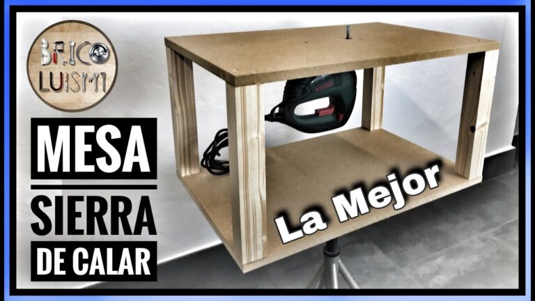 Domina la carpintería: Cómo hacer tu mesa para sierra de calar