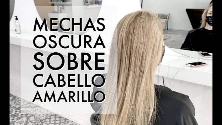 Transforma tu cabello rubio en vanguardia con mechas oscuras: ¡Descubre cómo hacerlo!
