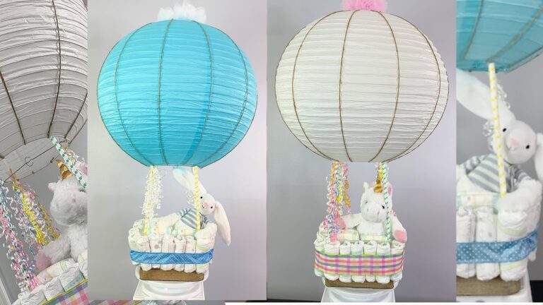 ¡Descubre cómo hacer un increíble globo de pañales en solo minutos!