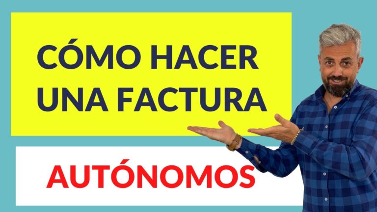 Aprende a crear una factura de autónomo en sencillos pasos