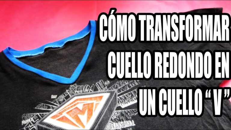 Conoce el secreto: Cómo crear un cuello redondo perfecto en pico