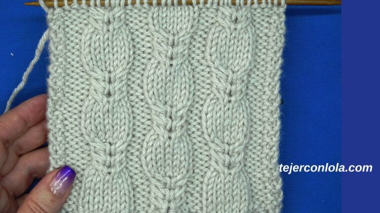 Trenza espiga dos agujas: aprende a tejerla fácilmente en casa