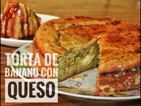 Deliciosa torta de banano con queso: aprende a prepararla fácilmente