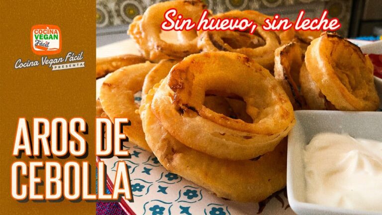 Cómo hacer aros de cebolla sin leche: una receta fácil y deliciosa