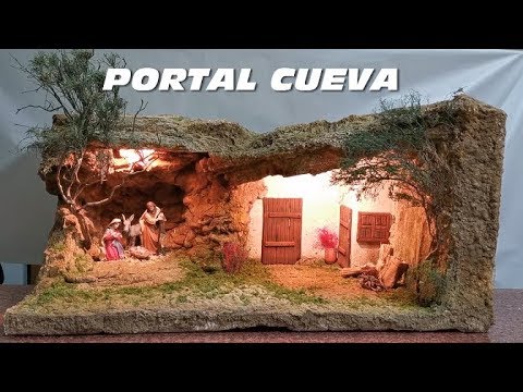 Descubre cómo crear un impresionante portal de Belén con corcho blanco