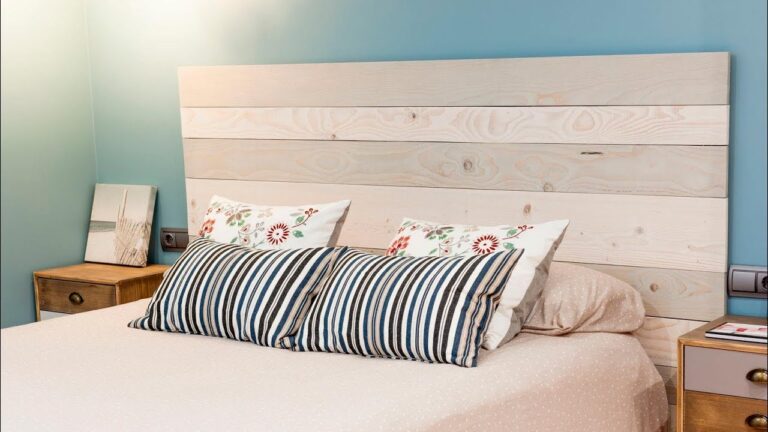 Descubre cómo crear un cabecero de madera blanco de forma sencilla