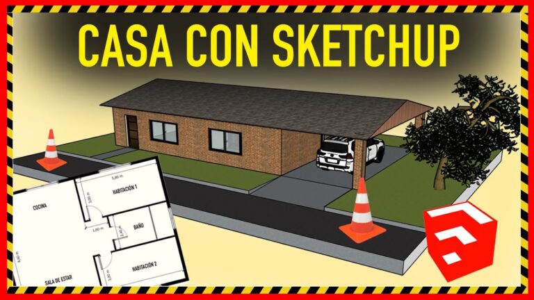 Descubre el arte de hacer casas en SketchUp: Técnicas esenciales en menos de 70 caracteres